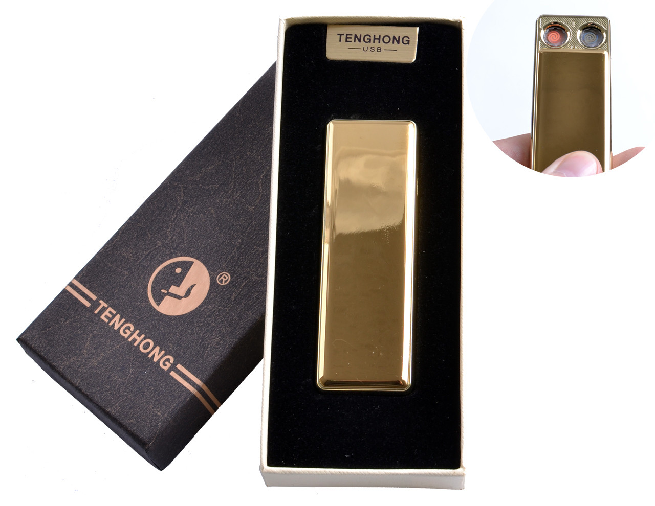 

Электрическая USB Зажигалка, Gronn Gold , Подарочная