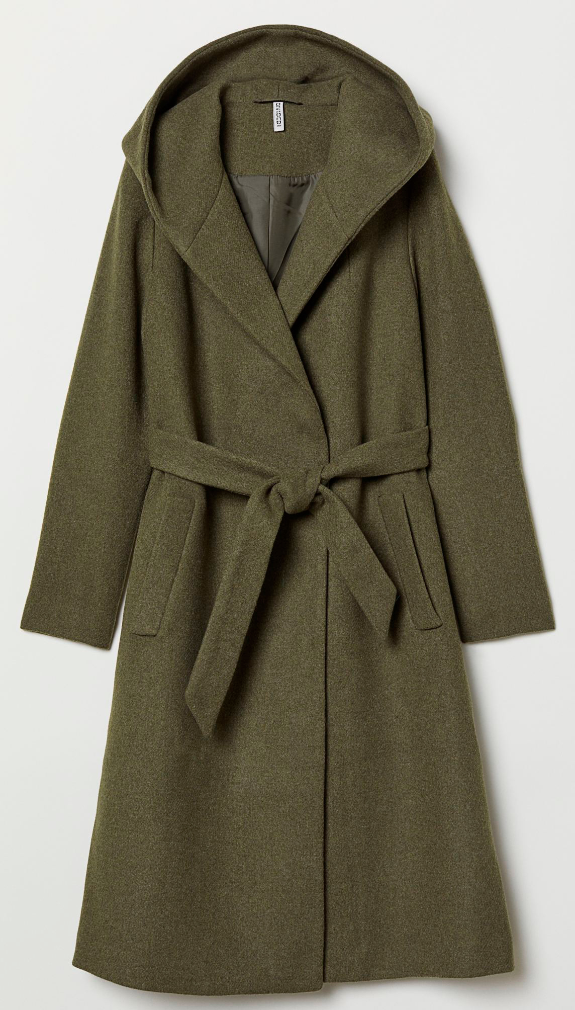 

Пальто H&M 1310-3128780 36 Зеленое хаки