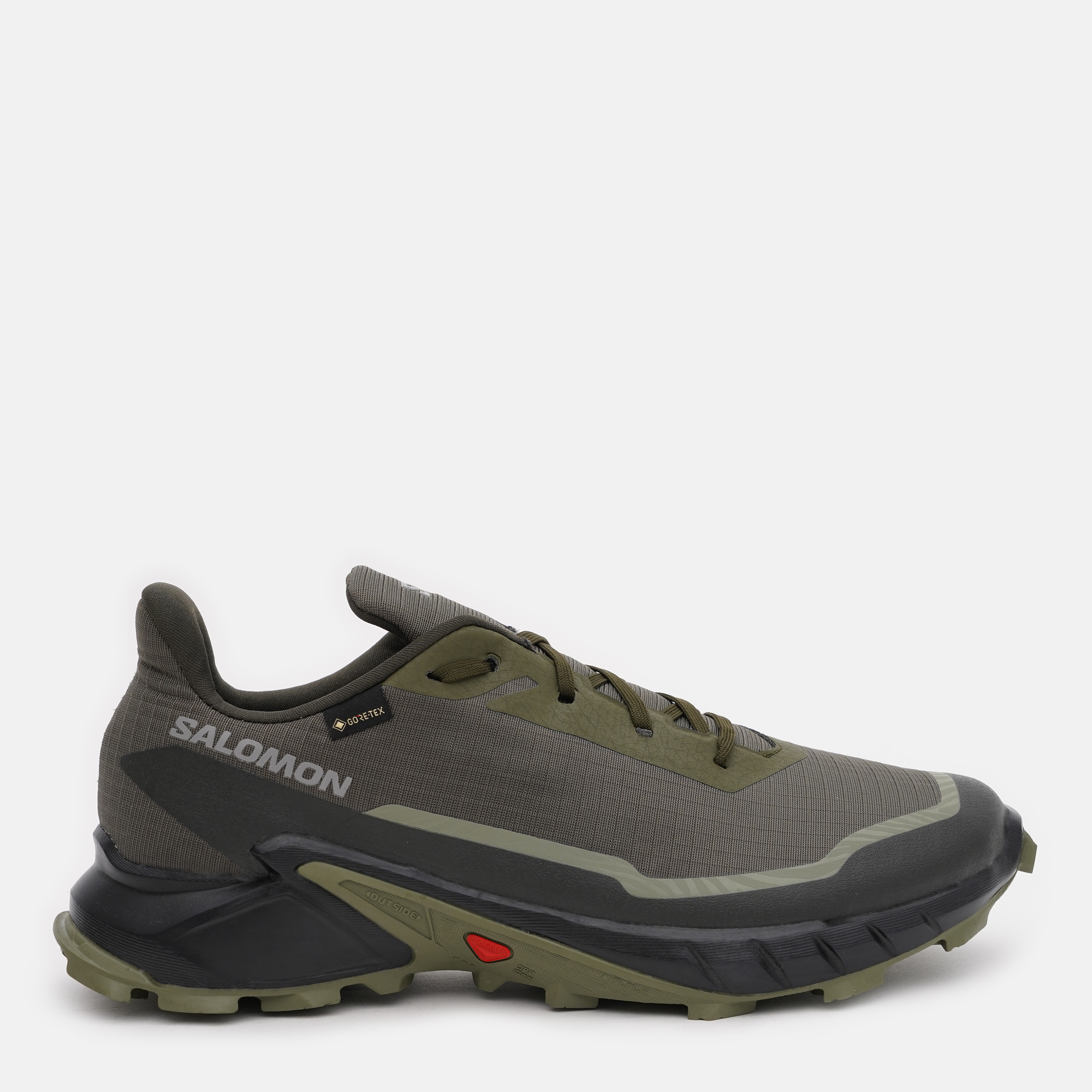 Акція на Чоловічі кросівки для бігу з Gore-Tex Salomon Alphacross 5 Gtx L47310300 42.5 (9US) 27 см Хакі від Rozetka