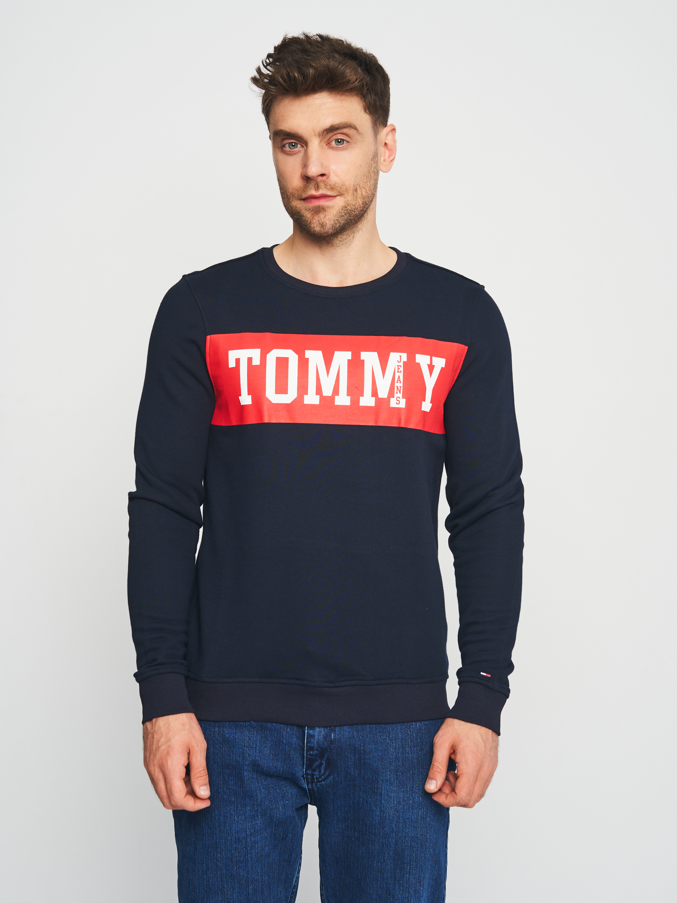 Акція на Світшот Tommy Hilfiger 9823. 60 S Темно-синій від Rozetka