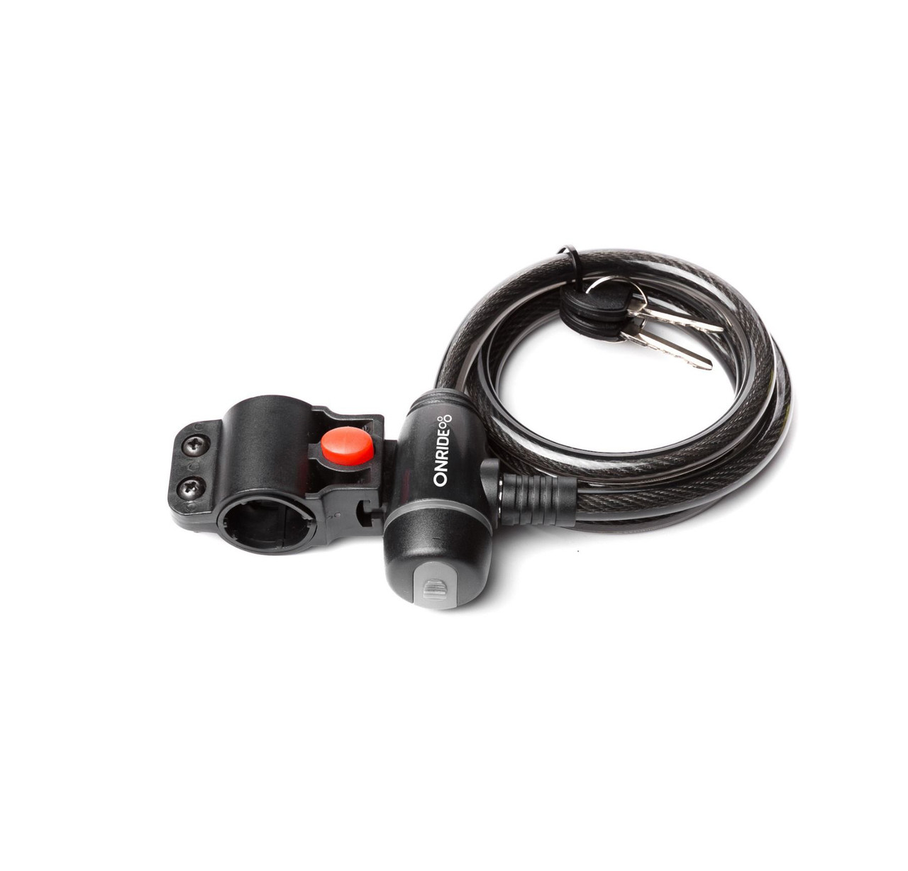 

Замок ONRIDE Wider спіральний з кріпленням 12/1500 мм Black