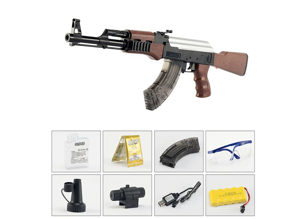 

Автомат BauTech AK47 электрический игрушечный Черный (1008-271-00)