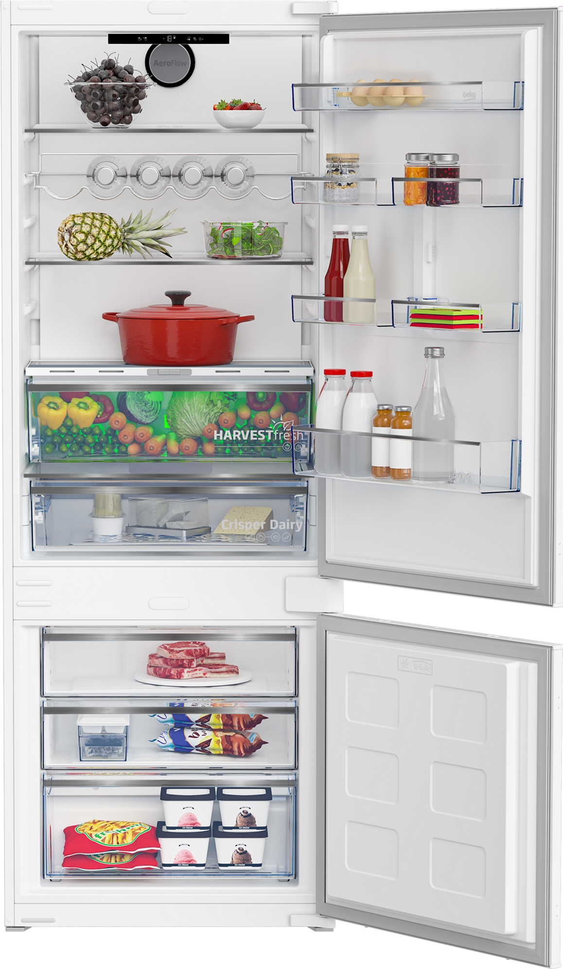 Встраиваемый холодильник Beko BCNE400I35ZS – фото, отзывы