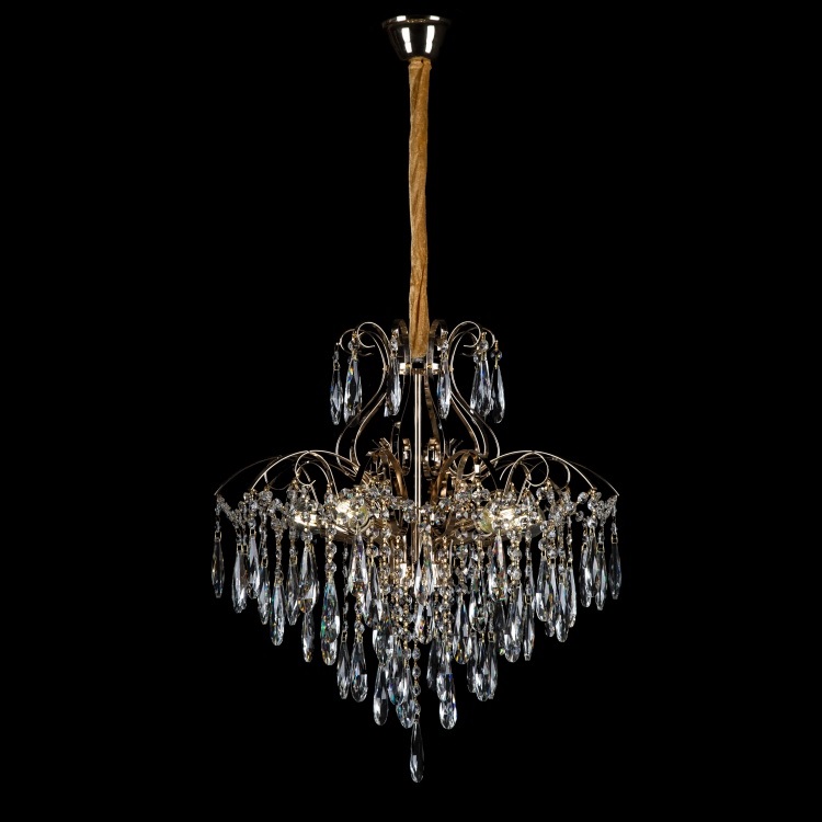 

Люстра хрустальная Svitlight 120/5 FGD/WT SR