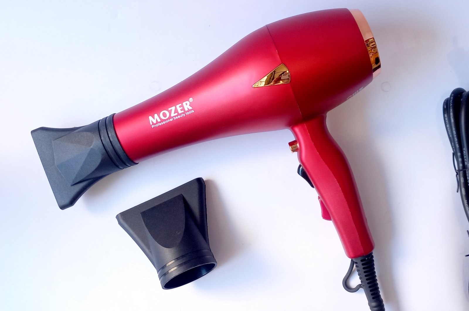 Профессиональный фен Mozer MZ-9951 6000W красный – фото, отзывы ...