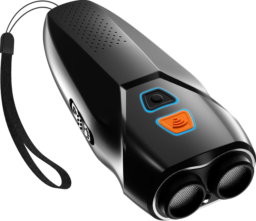Мощный Ультразвуковой отпугиватель собак 3в1 с фонариком Ultrasonic ...