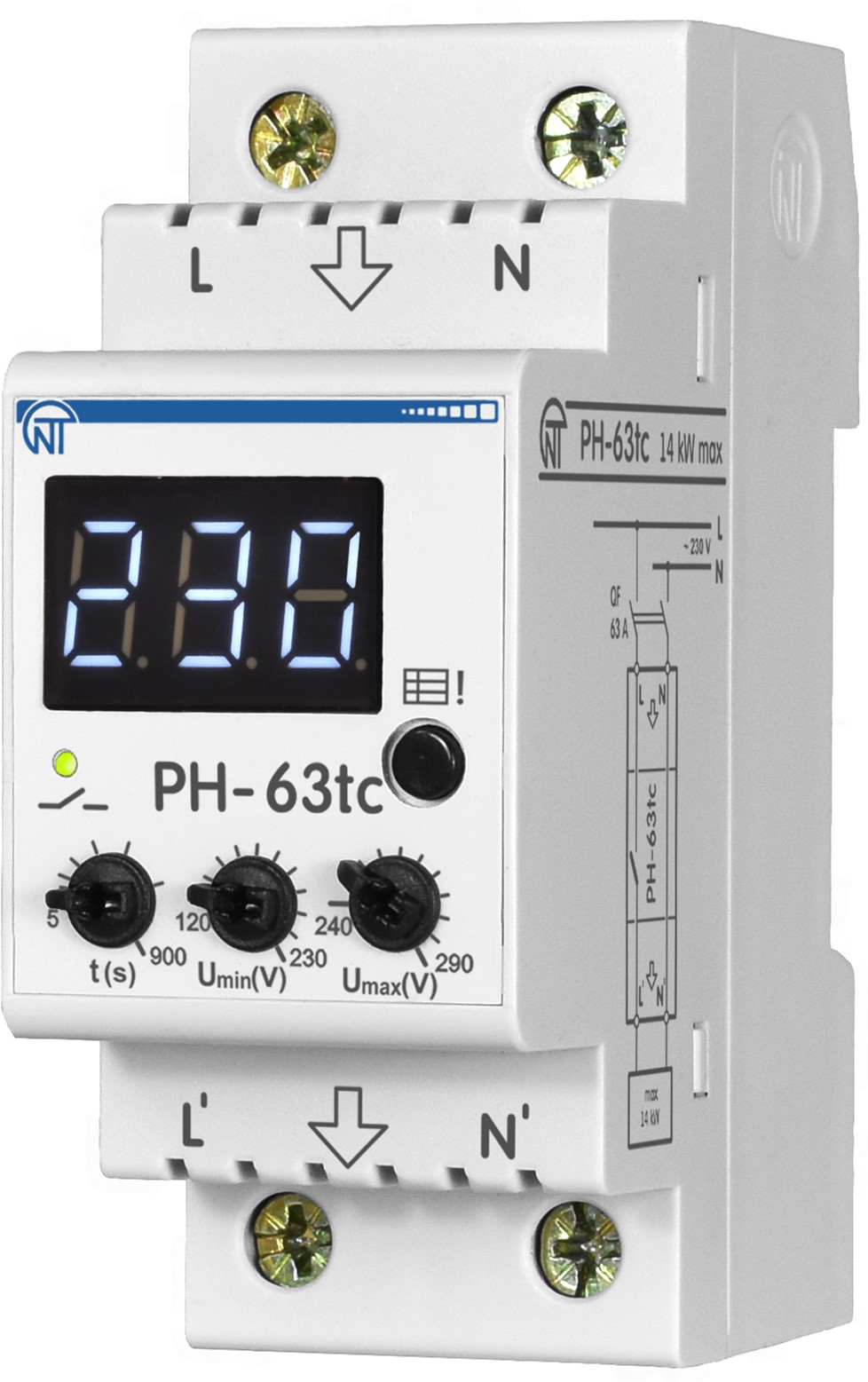 Реле напряжения Новатек-Электро РН-63ТС (NTRN06302) – фото, отзывы,  характеристики в интернет-магазине ROZETKA | Купить в Украине: Киеве,  Харькове, Днепре, Одессе, Запорожье, Львове