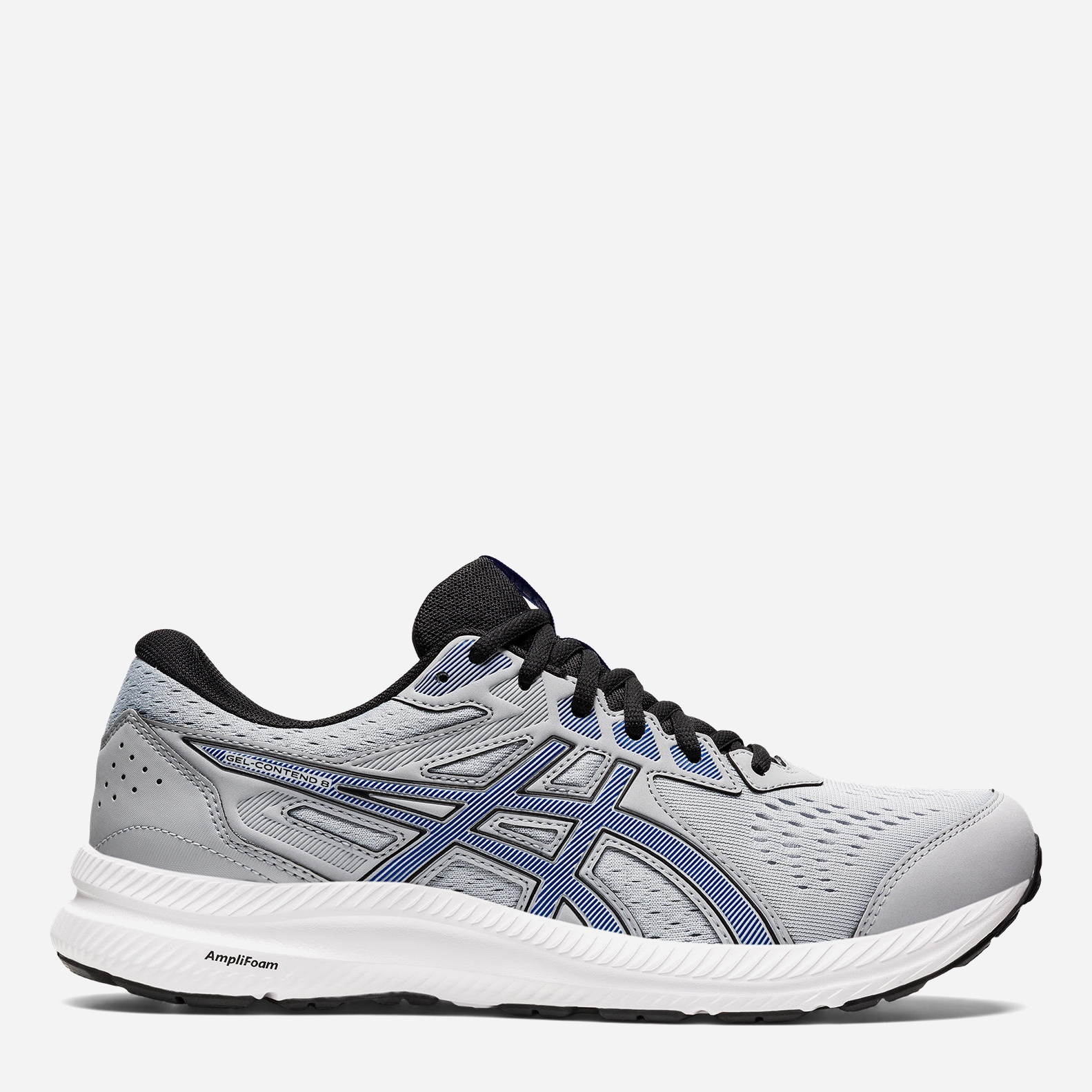 Акція на Чоловічі кросівки для бігу ASICS Gel-Contend 8 1011B492-020 42.5 (9US) 27 см Сірий/Блакитний від Rozetka