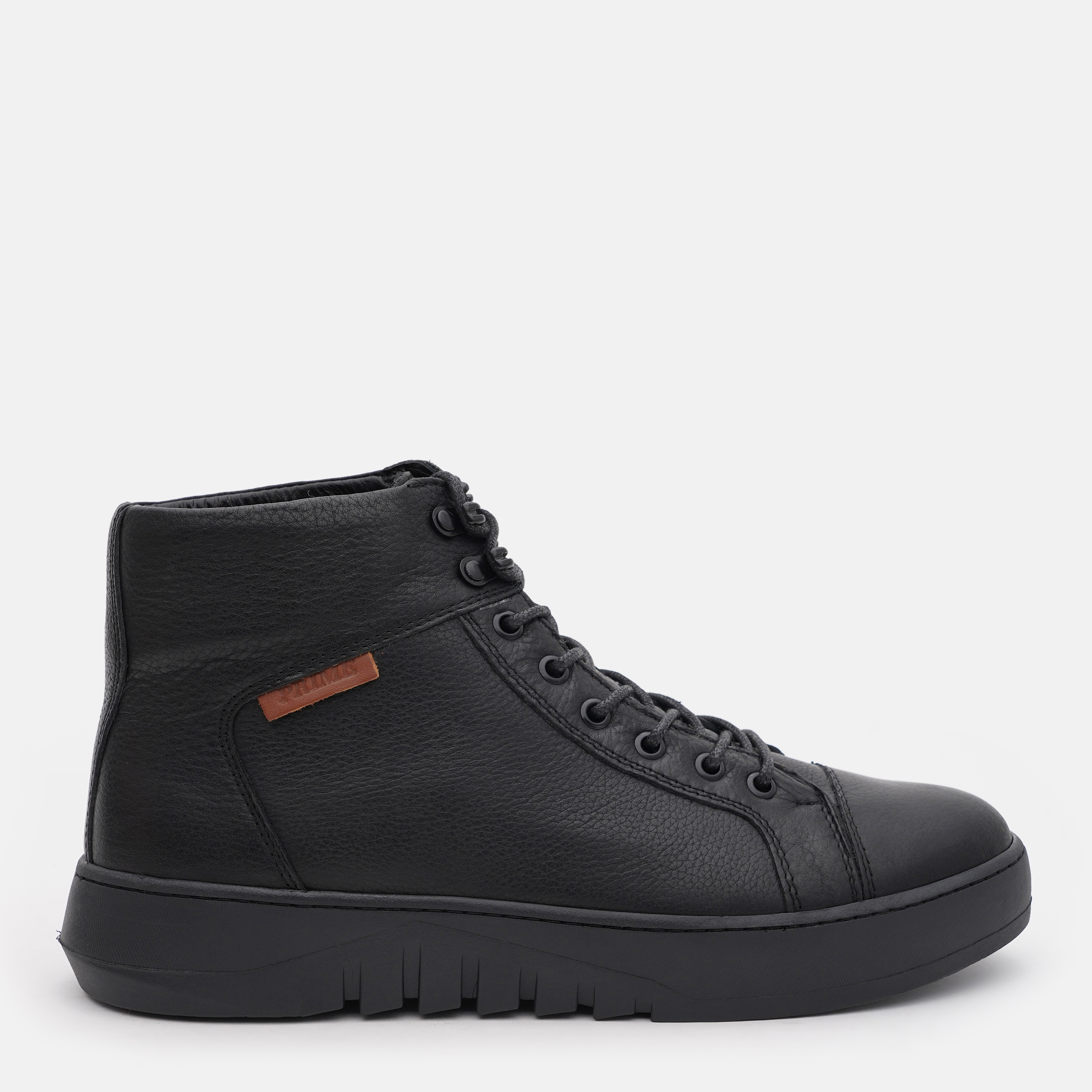 Акція на Чоловічі зимові черевики Prime Shoes 660 Black Leather 16-660-30113 44 29 Чорні від Rozetka