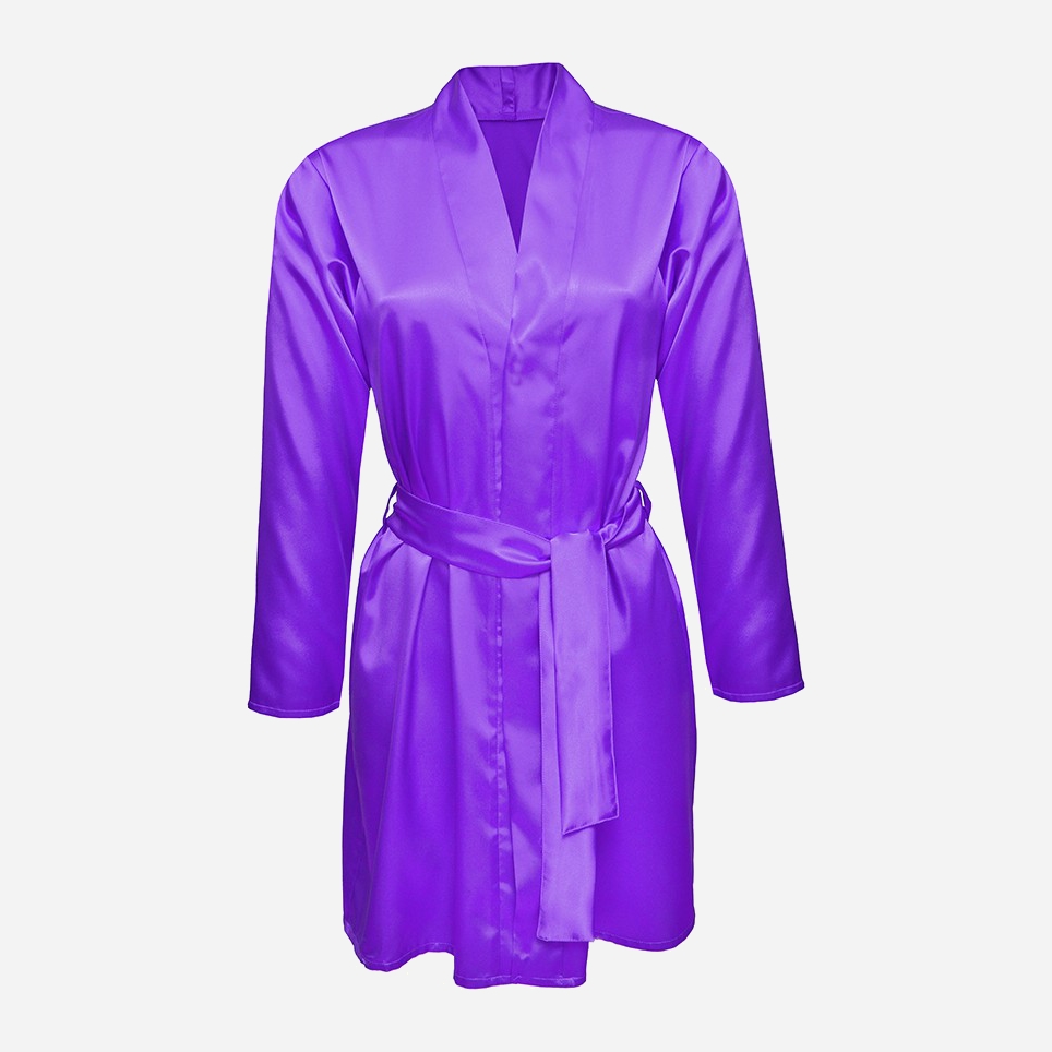 Акція на Халат жіночий DKaren Housecoat Agnes 2 XL Violet від Rozetka