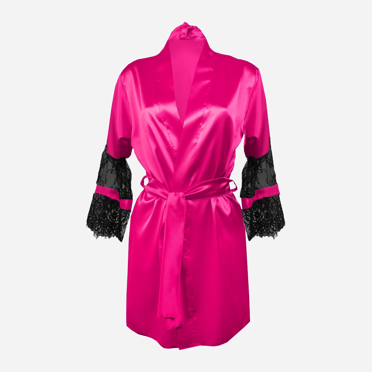 Акція на Халат жіночий DKaren Housecoat Beatrice XS Dark Pink від Rozetka