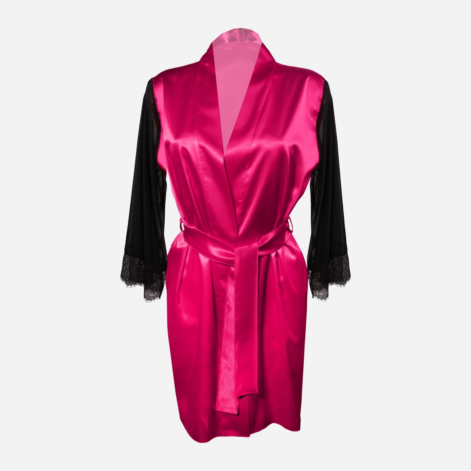 Акція на Халат жіночий DKaren Housecoat Bonnie XL Dark Pink від Rozetka