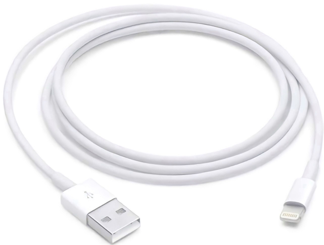 Кабель для зарядки iPhone длиной 1 метра с разъемом Apple Lightning to USB  зарядка для айфона 1M шнур для iPad Cable IOS White – фото, отзывы,  характеристики в интернет-магазине ROZETKA от продавца: