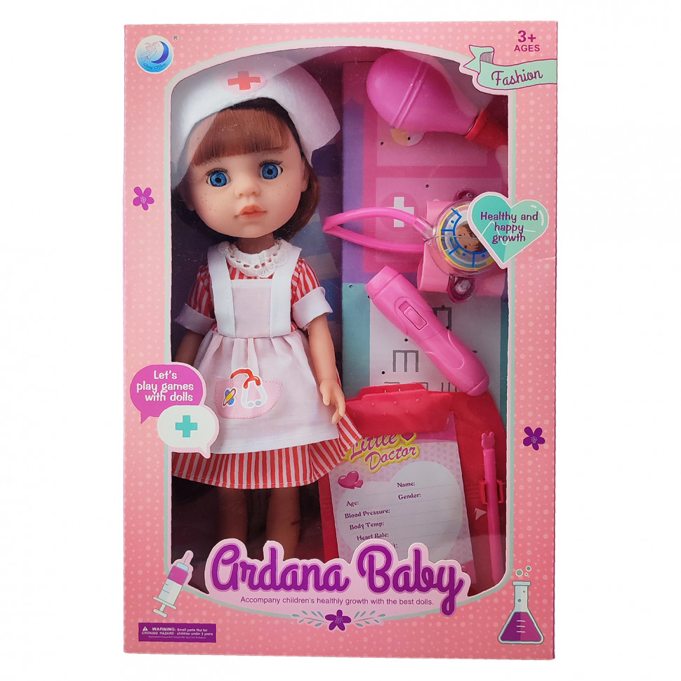 Игровой набор с куклой "Доктор" BambiA717 Детский набор, стетоскоп ...