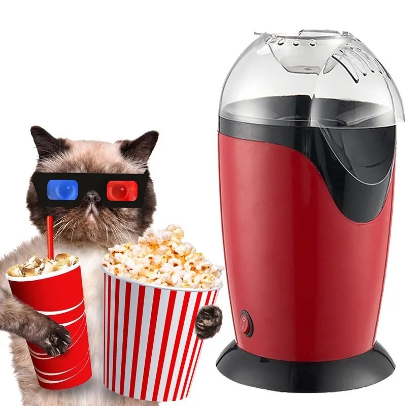 Аппарат для приготовления попкорна Popcorn Maker LK-06 Красный – фото ...