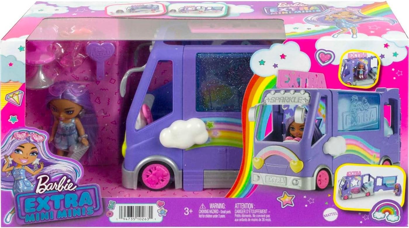 Игровой набор Автобус с куклой Барби Экстра Мини Минис Barbie Extra Mini  Minis Vehicle Playset (HKF84) – фото, отзывы, характеристики в  интернет-магазине ROZETKA от продавца: Вuy here | Купить в Украине: Киеве,