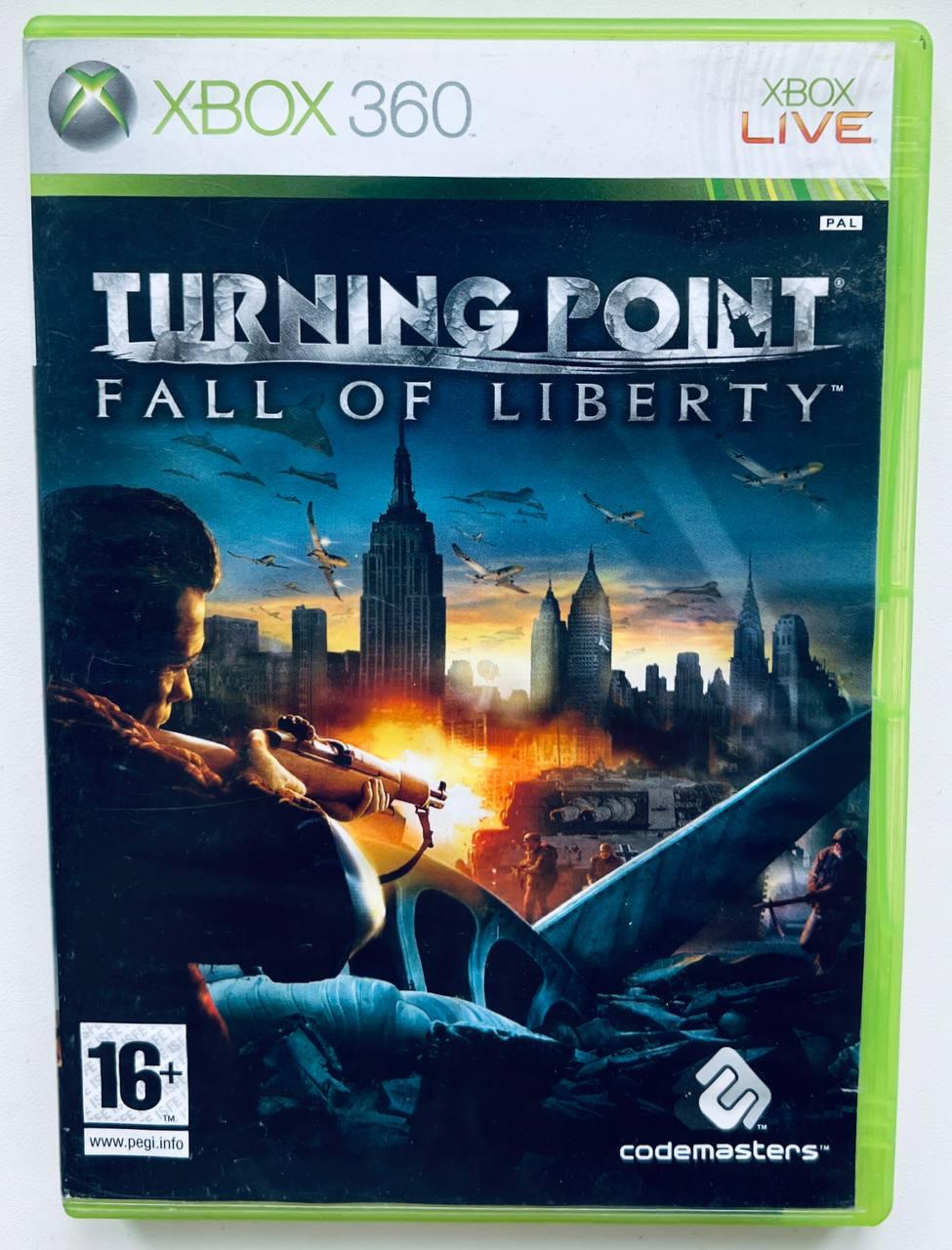 Turning Point Fall of Liberty, Б/У, английская версия - диск для Xbox 360