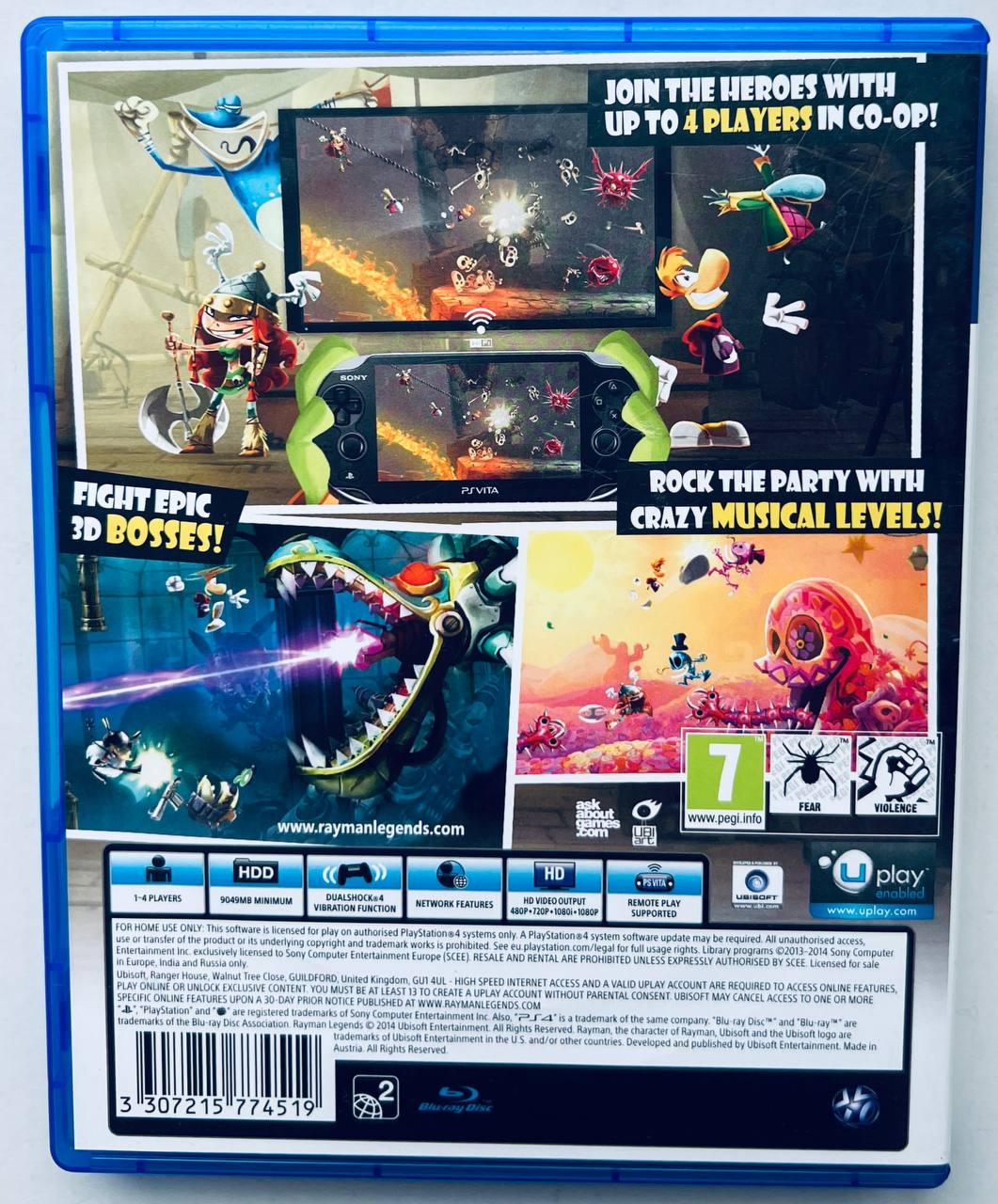 ROZETKA » Rayman Legends, Б/У, английская версия - диск для PlayStation 4  от продавца: RetroGaming Shop купить в Украине: цена, отзывы