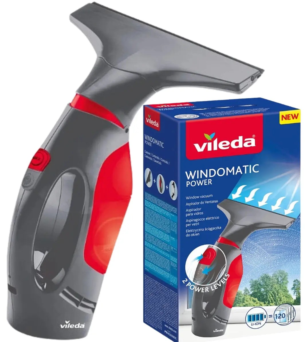 Аккумуляторный стеклоочиститель Windomatic Power Vileda – фото, отзывы ...