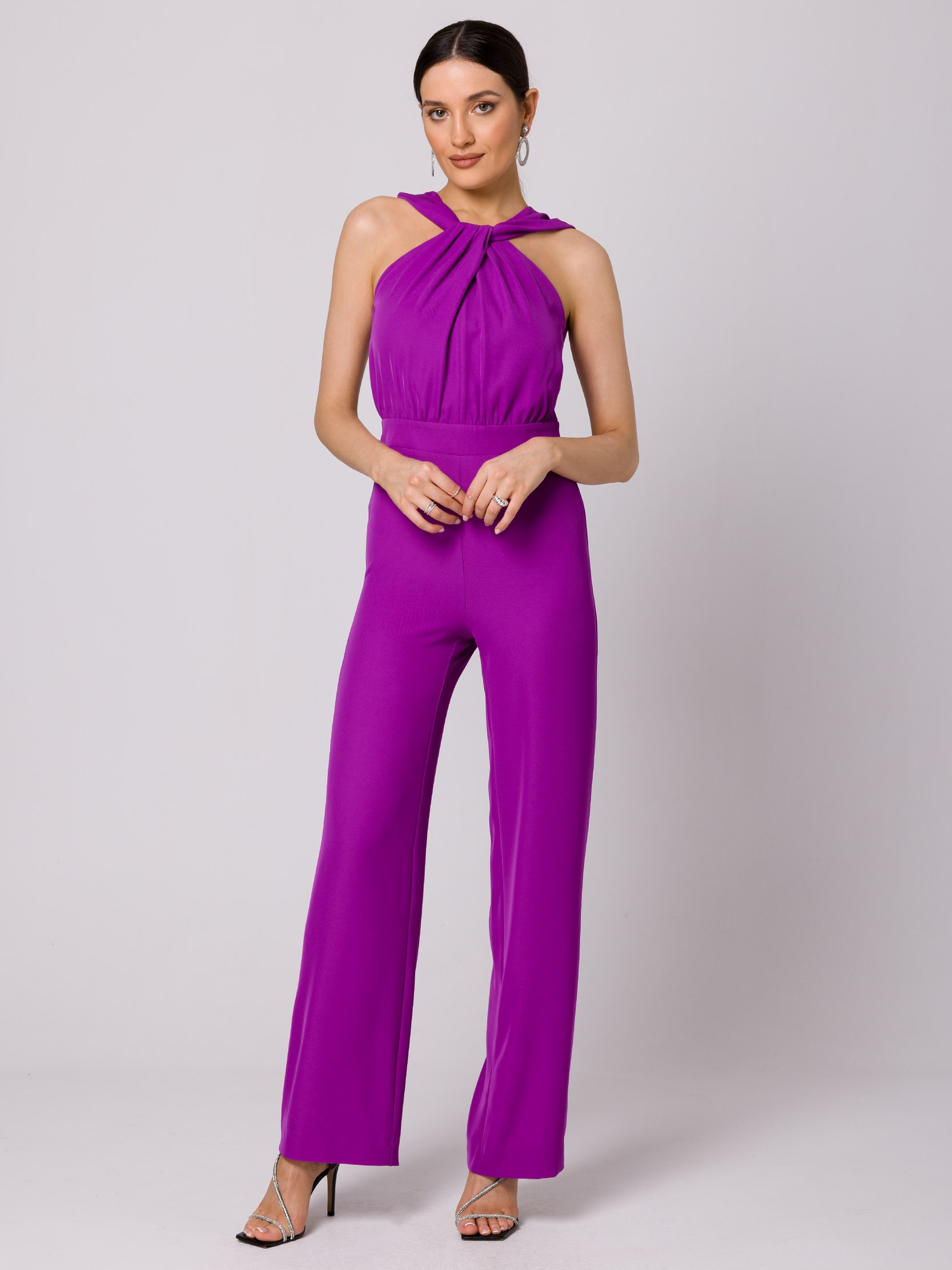 Акція на Комбінезон Makover Jumpsuit K164 L Lavender від Rozetka