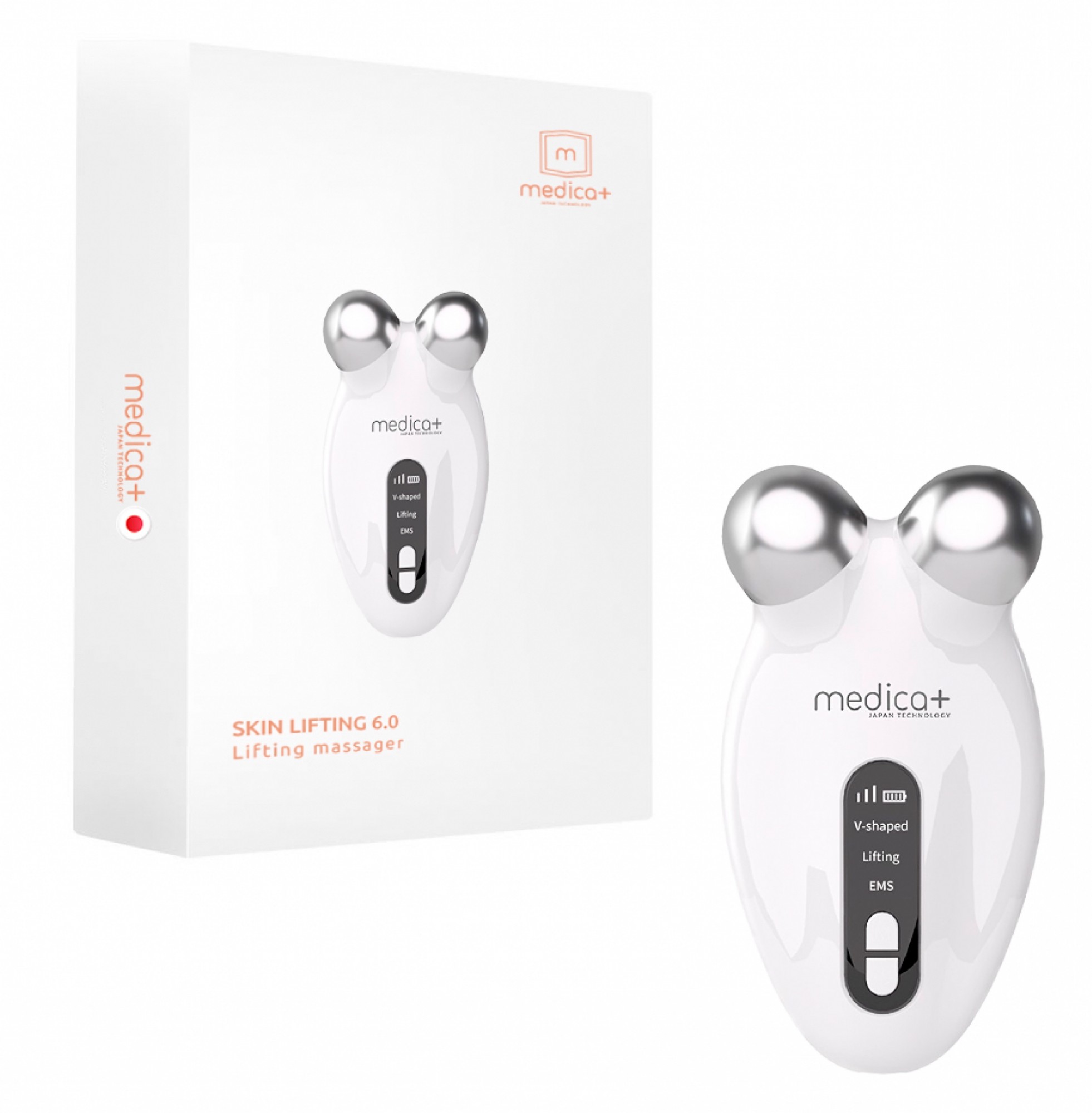 EMS МИКРОТОК MEDICA+ ЛИФТИНГ-МАССАЖЕР для лица SKIN LIFTING 6.0 WHITE ...