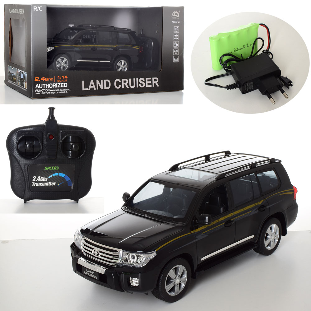 

Игрушечная машинка Attop Toyota Land Cruiser 200 на радиоуправлении масштаб 1:14 на аккумуляторе