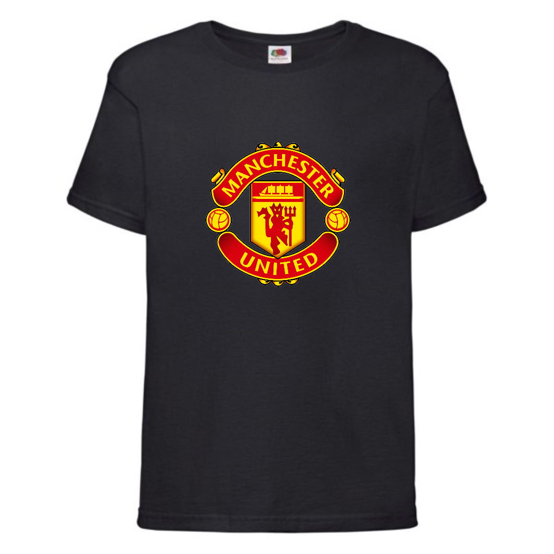 

Футболка детская Футбольный клуб Манчестер Юнайтед (Manchester United) черная (FOOT blc 009) 116 см