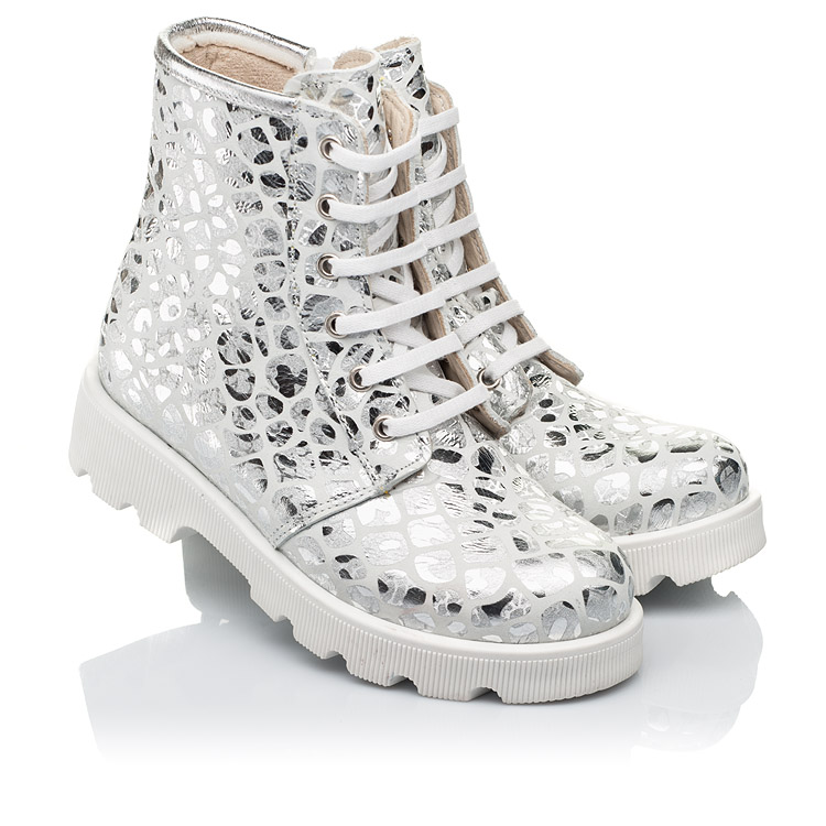 

Демисезонные ботинки Woopy Fashion 26 серебряный (7098)