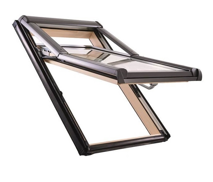 

Окно мансардное Roto Designo Premium R75 07/11 74x118см дерево