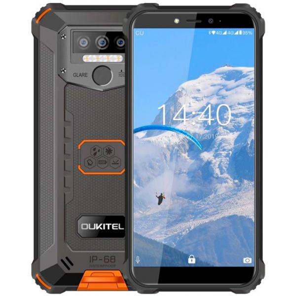 

Защищенный смартфон Oukitel wp5 ip68 4/32gb black-orange