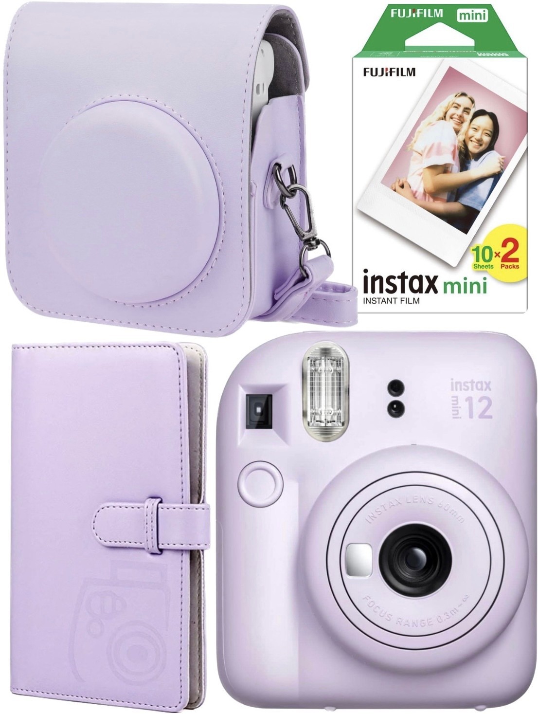 Набор Fujifilm INSTAX Mini 12 Lilal Purple Фиолетовый Фотокамера ...