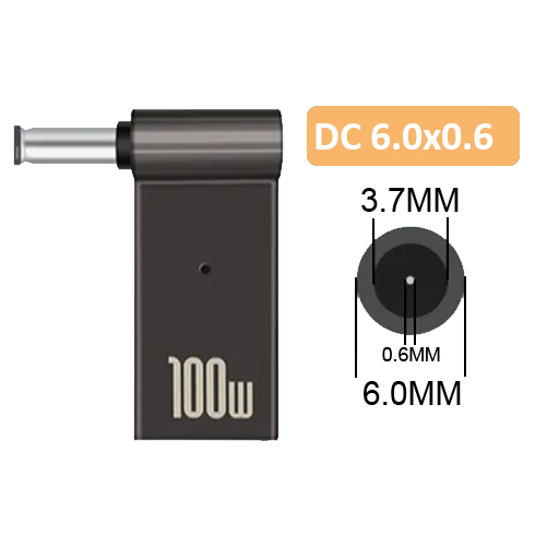 Type C USB Plug to 5.5/2.1mm DC Barrel Jack Adapter - OSA Electronics