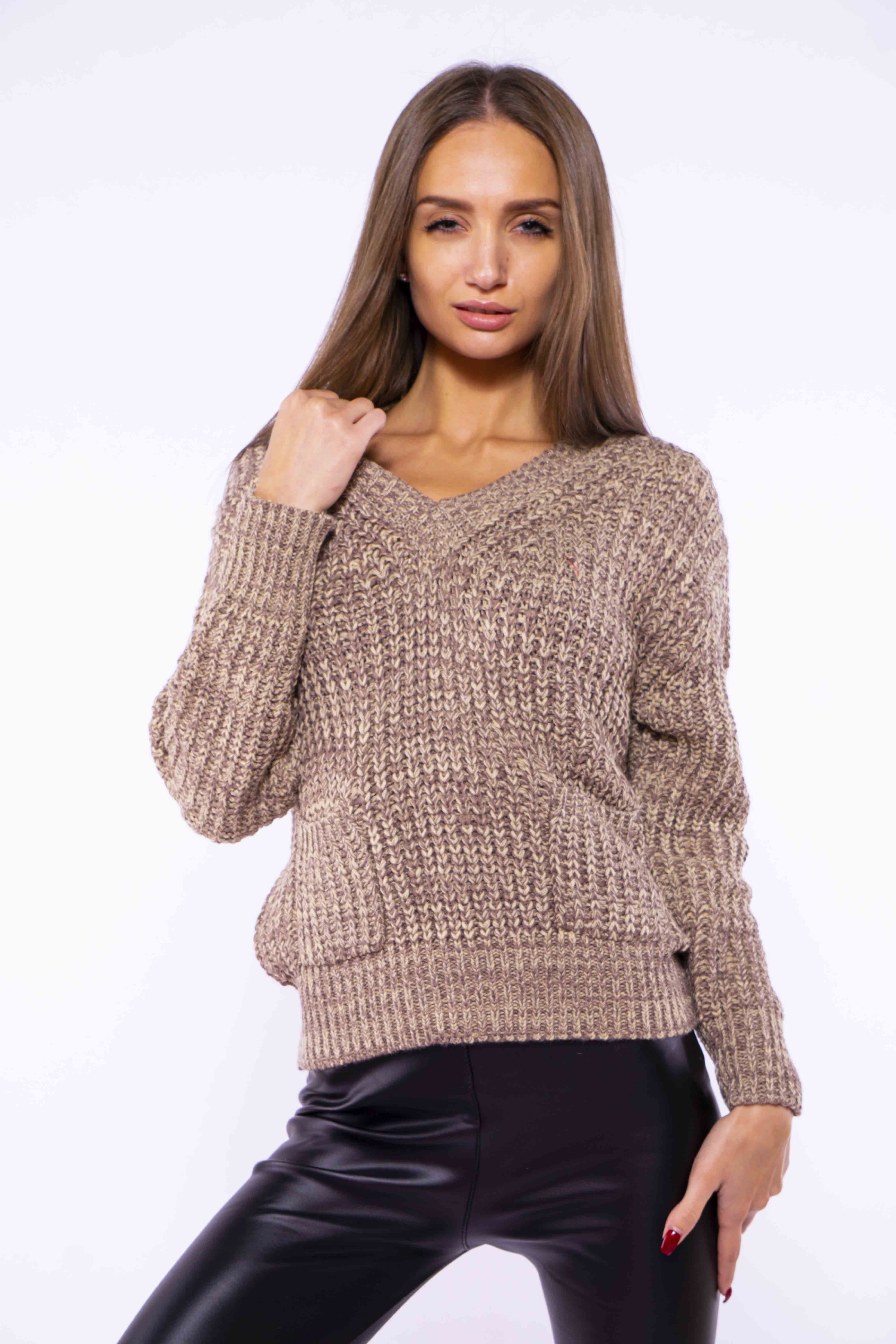 

Свитер женский Time of Style 184P7037 S/M Песочный