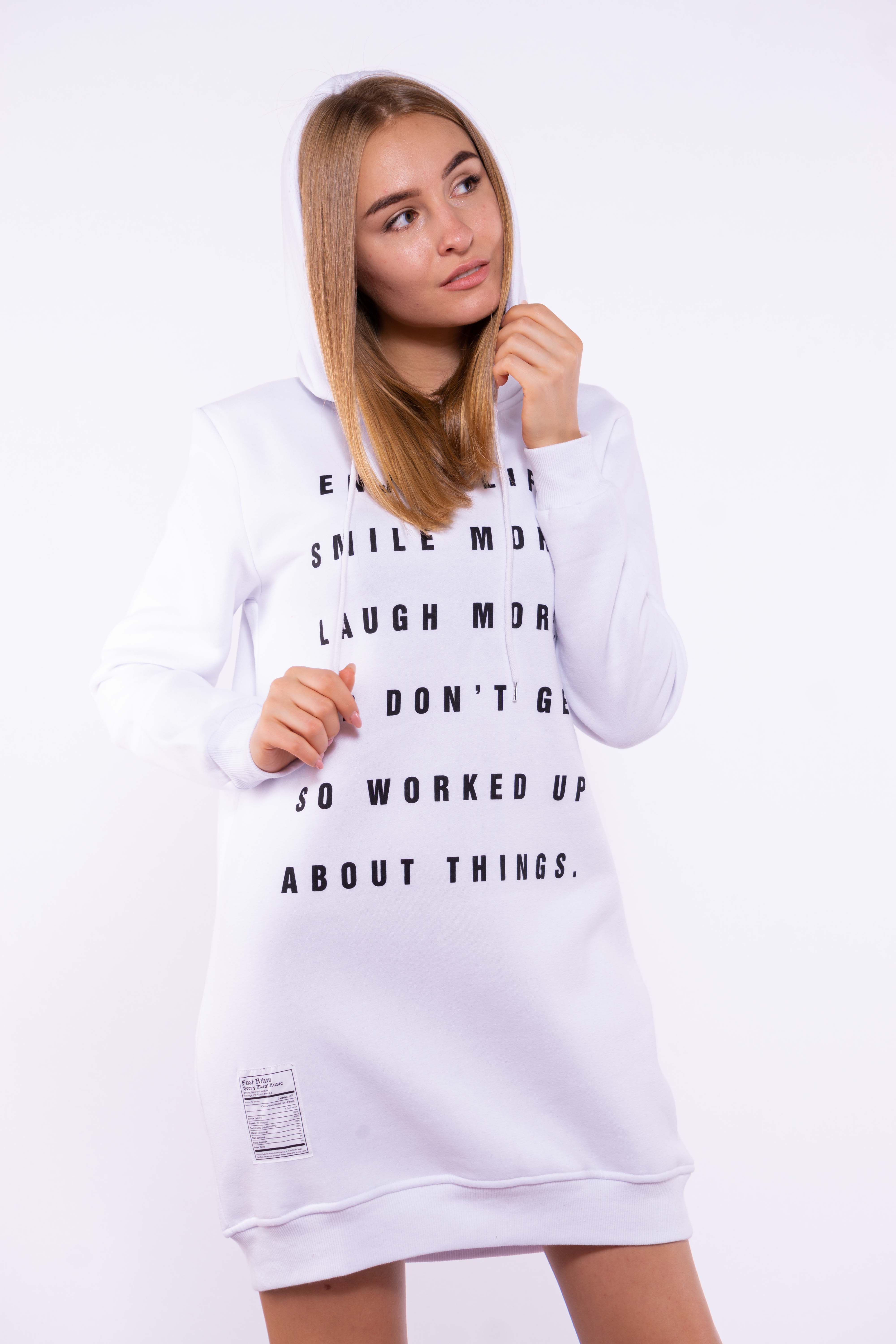 

Платье на флисе Time of Style 32P0461 S/M Белый