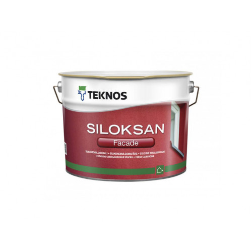 

Силоксановая фасадная краска Teknos Siloksan Facade матовая База1