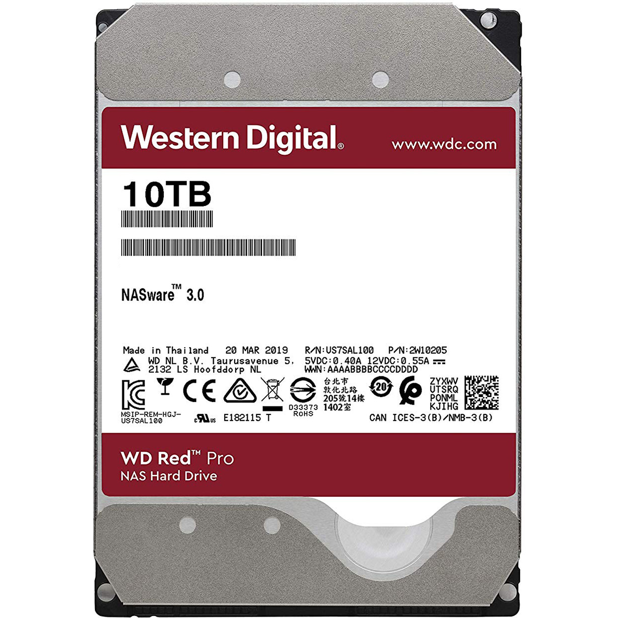 

Жесткий диск 3.5" 10TB Western Digital (WD102KFBX)