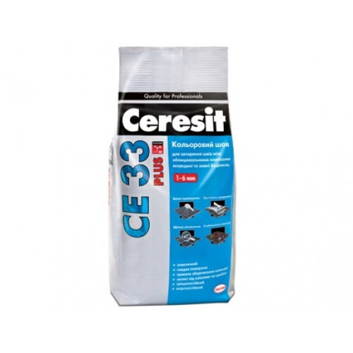 

Цветной шов Ceresit CE 33 Plus до 6 мм 114 серый