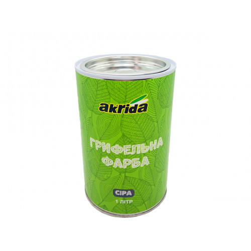 

Интерьерная грифельная краска Akrida серая