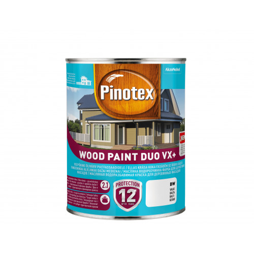 

Краска фасадная масляная Pinotex Wood Paint Duo VX+ белая