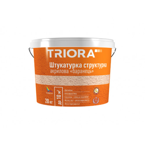 

Штукатурка структурная акриловая «барашек» Triora 1-1,5 мм
