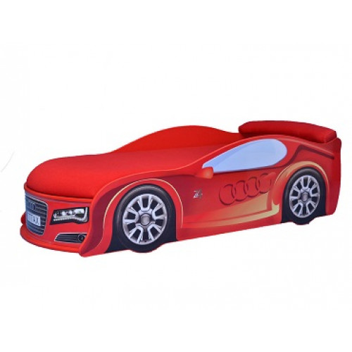 

Кровать машина Audi красная 70х150 ДСП