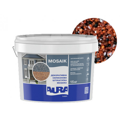 

Штукатурка декоративная силиконовая Aura Luxpro Mosaik мозаичная M10 S148