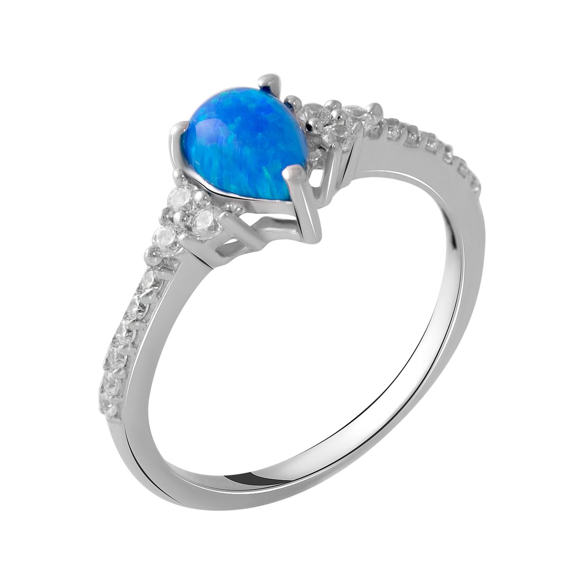 

Серебряное кольцо SilverLine с опалом 1.14ct 17 размер