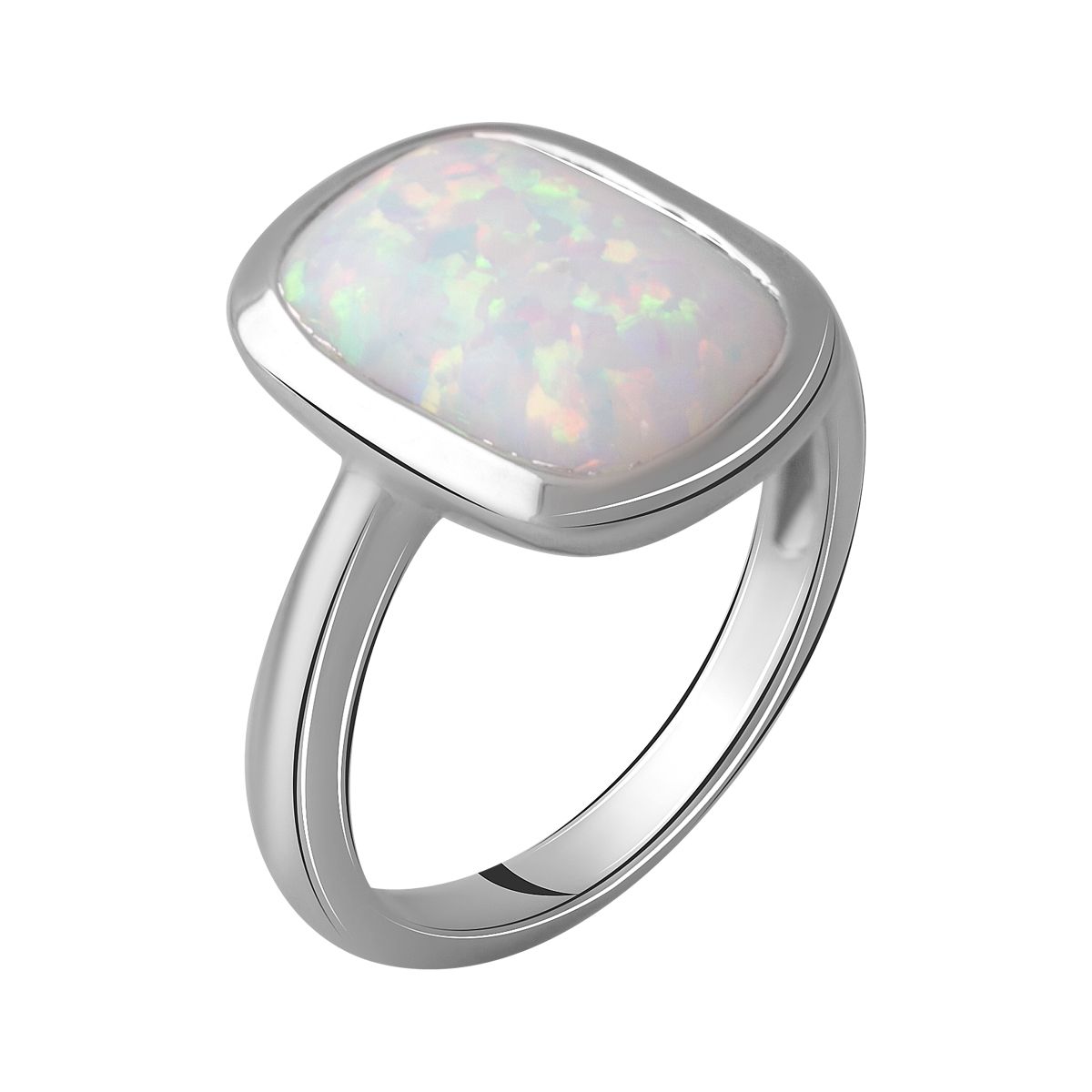 

Серебряное кольцо SilverLine с опалом 2.55ct 18 размер
