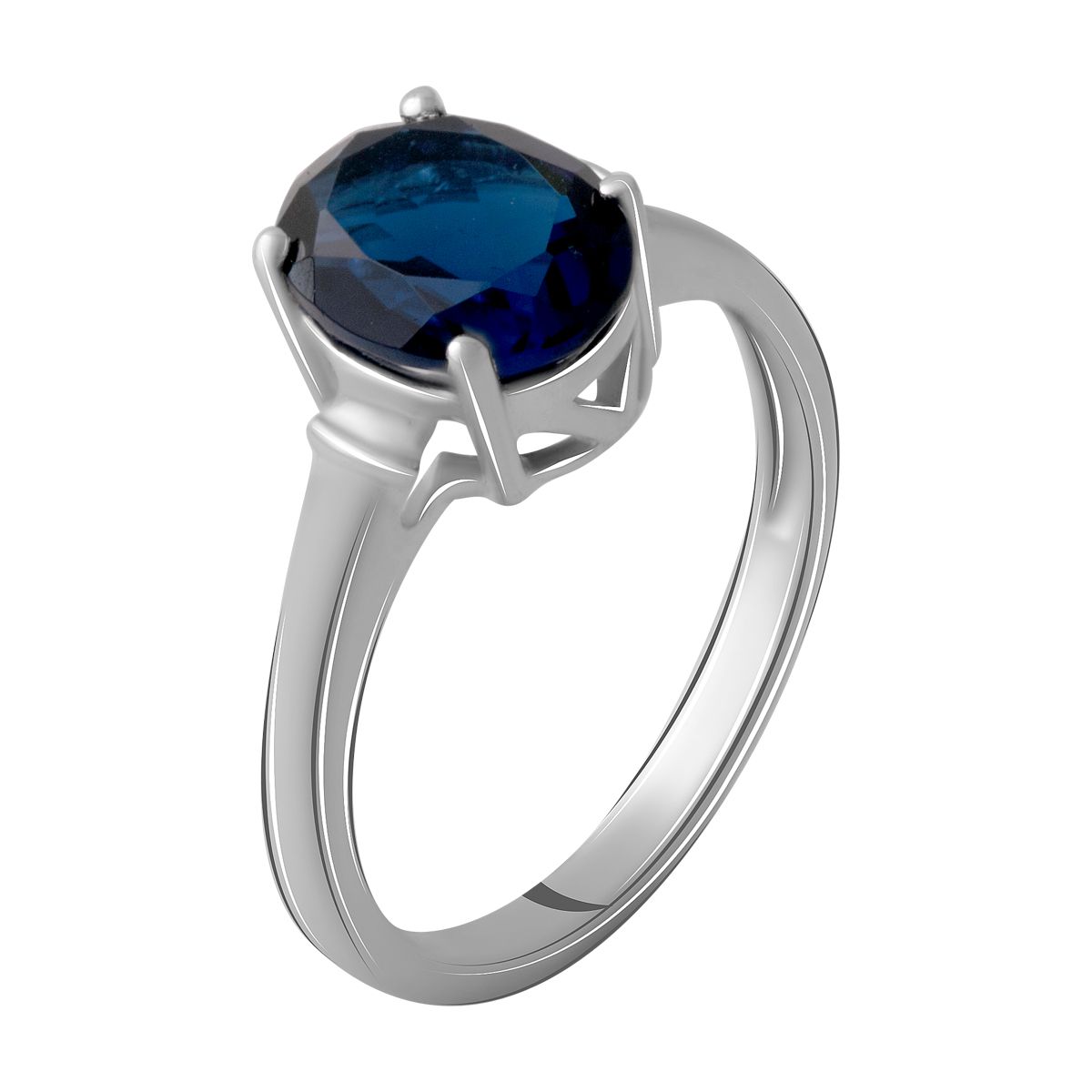 

Серебряное кольцо SilverLine с сапфиром nano 1.688ct 17.5 размер