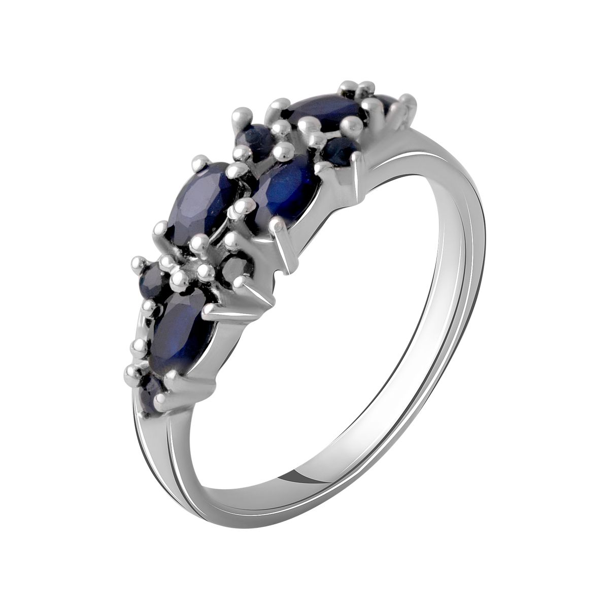 

Серебряное кольцо SilverLine с натуральным сапфиром 1.388ct 17.5 размер