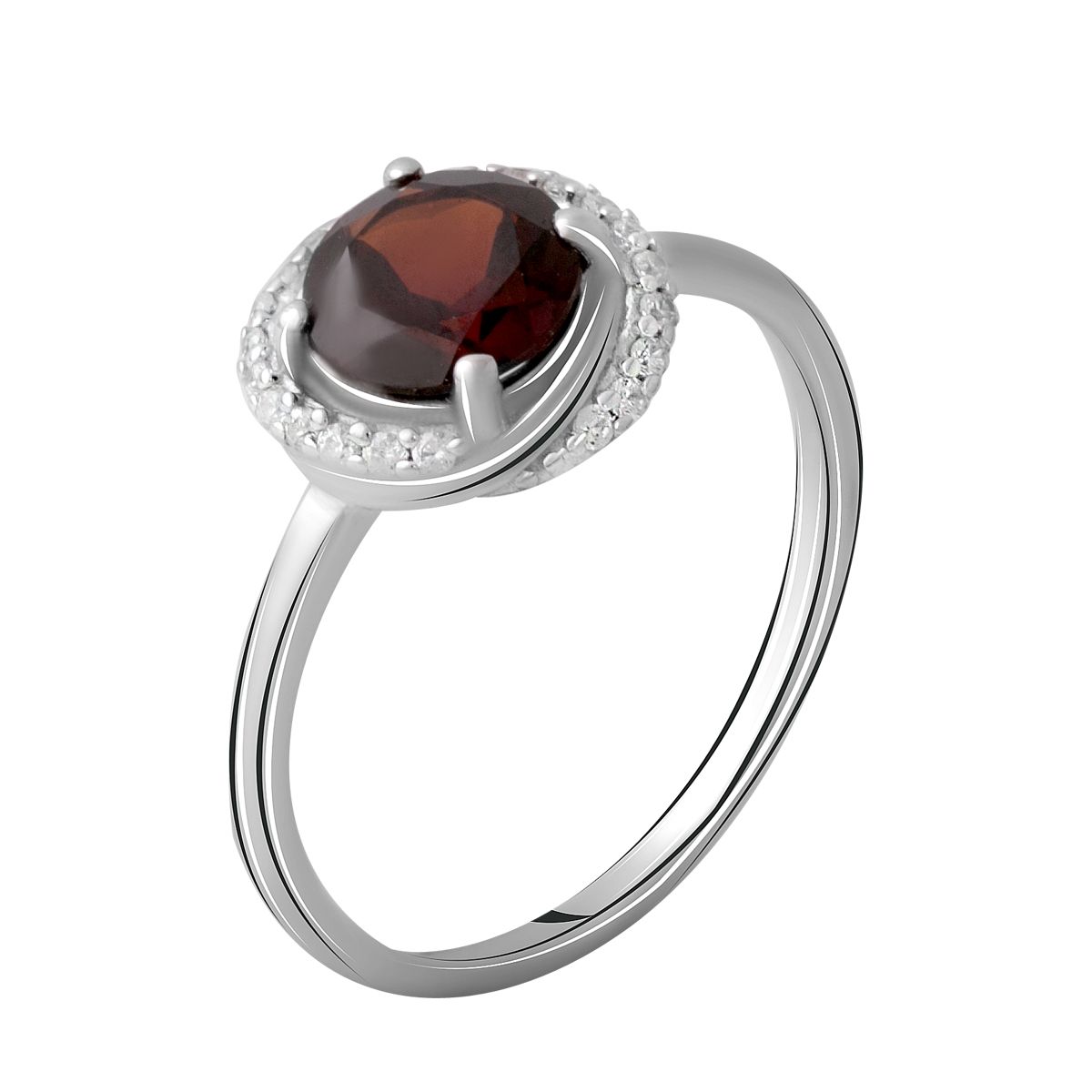 

Серебряное кольцо SilverLine с натуральным гранатом 1.683ct 18.5 размер