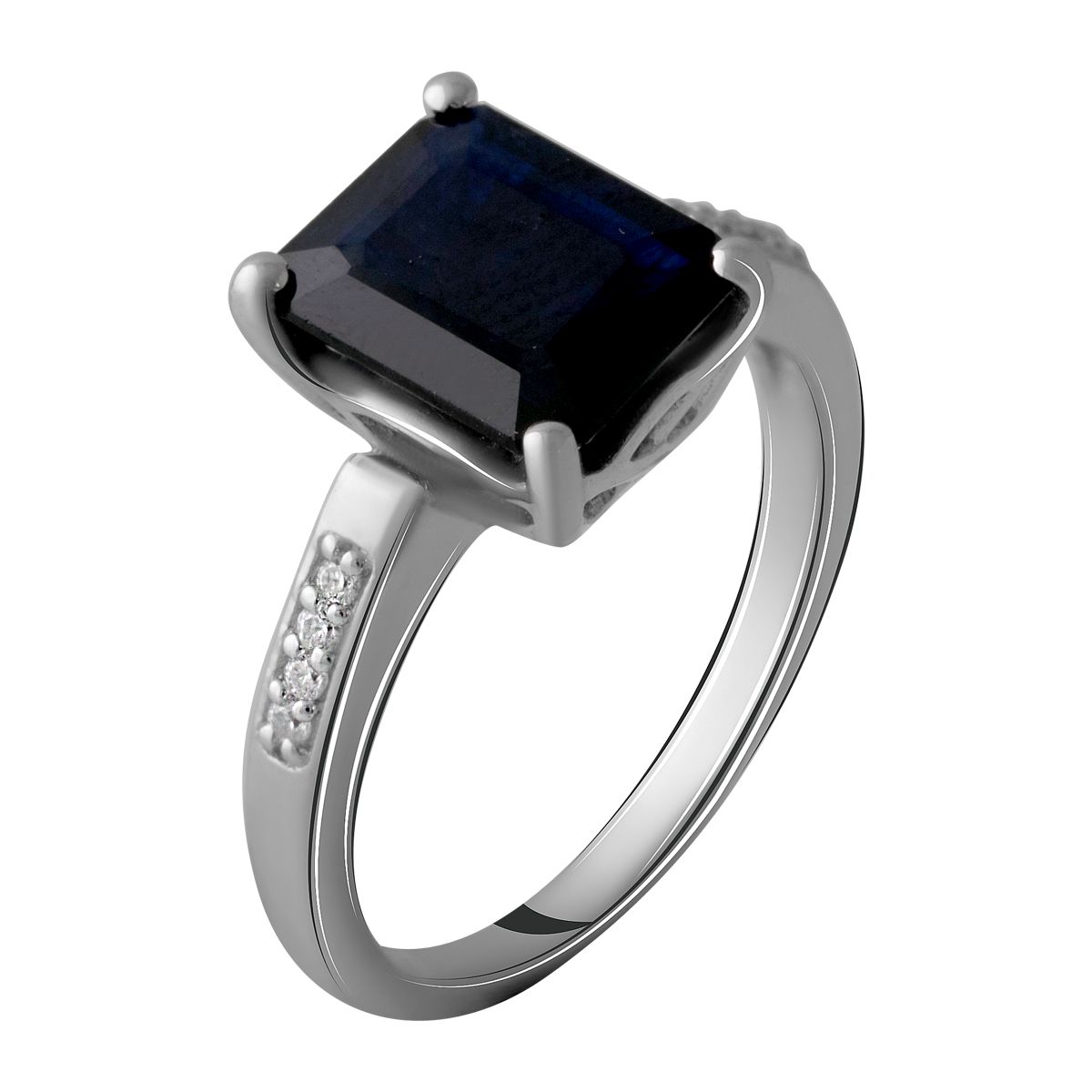 

Серебряное кольцо SilverLine с натуральным сапфиром 3.146ct 18 размер