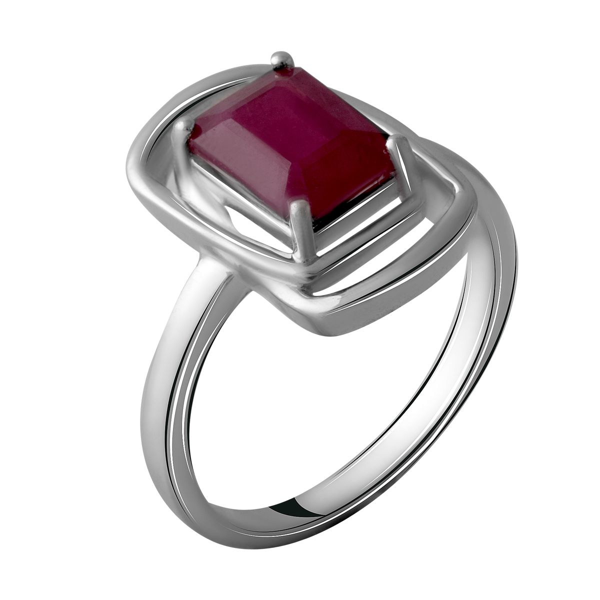 

Серебряное кольцо SilverLine с натуральным рубином 2.25ct 18.5 размер