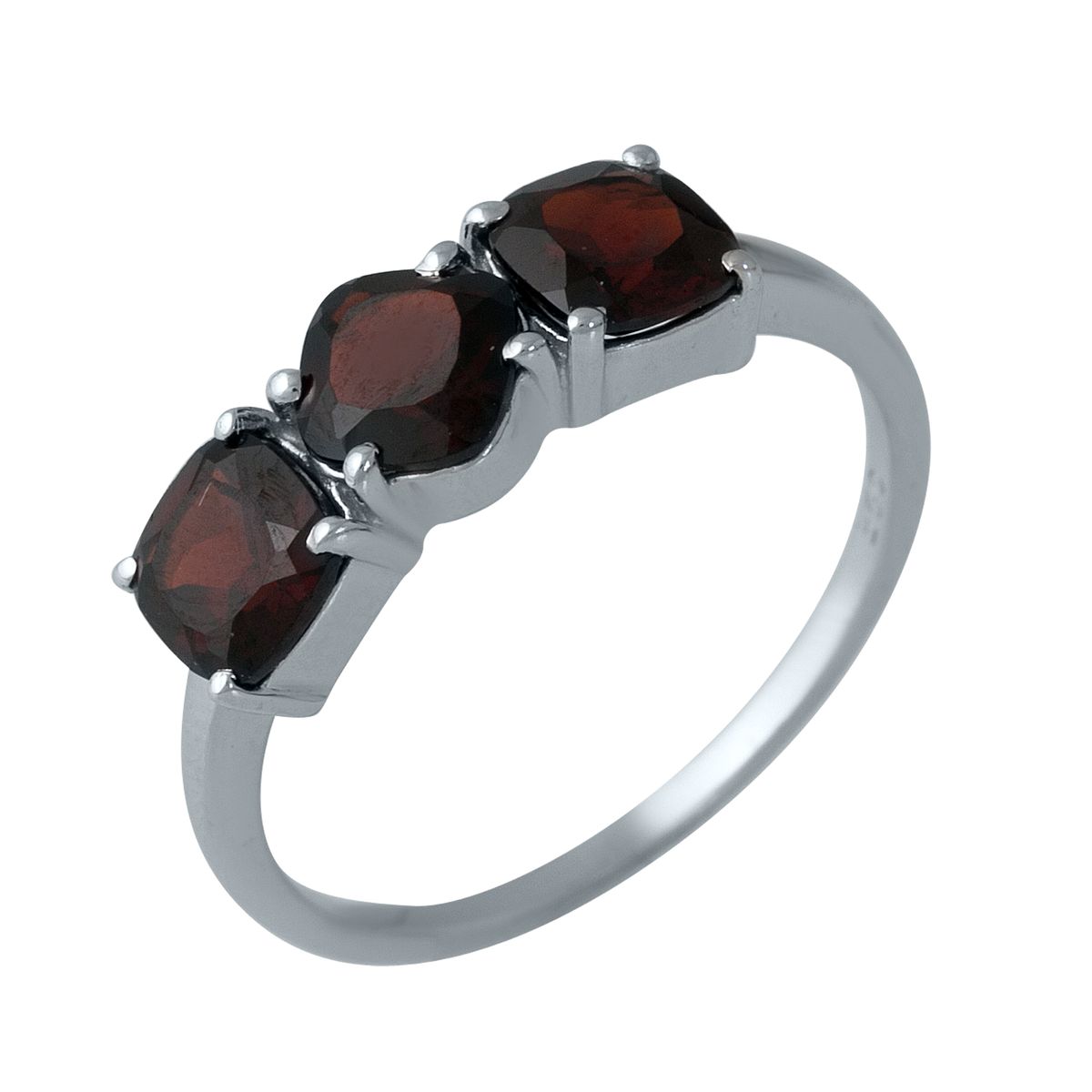 

Серебряное кольцо SilverLine с натуральным гранатом 2.08ct 17.5 размер